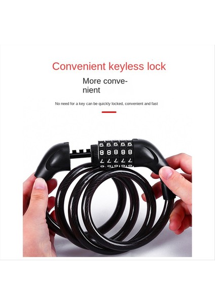 Bisiklet Kilitleri, Elektrikli Bisiklet Beş Haneli Şifreli Kilitler, Kırmızı (Yurt Dışından) modelleri