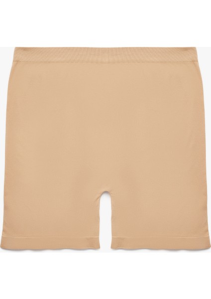 Dikişsiz Rahat Kesim Yüksek Bel Hipster Külot