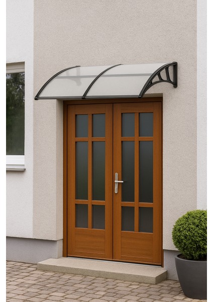 Lupın Kapı Pencere Üstü Pratik Sundurma 105X240 - Şeffaf