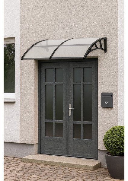 Lupın Kapı Pencere Üstü Pratik Sundurma 105X240 - Şeffaf fiyatları