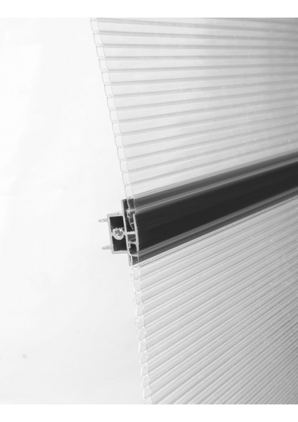 Lupın Kapı Pencere Üstü Pratik Sundurma 105X240 - Şeffaf