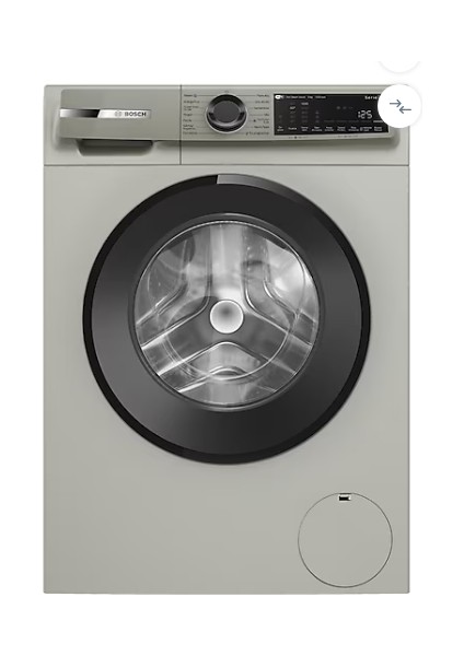 Serie 6 Çamaşır Makinesi 9 kg 1200 dev./dak., Gümüş