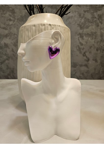 Parlak Kalp Küpe fiyatları