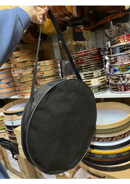 Içten Akortlu Film Bendir 40 cm Cam Derili-Kılıf Dahil KOD7558