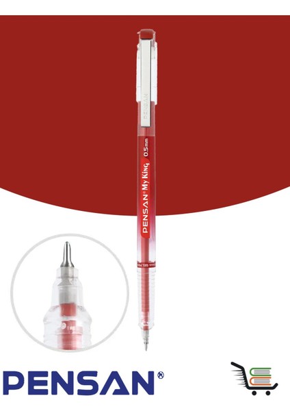 2227-KI Jel Kalem My King Kırmızı