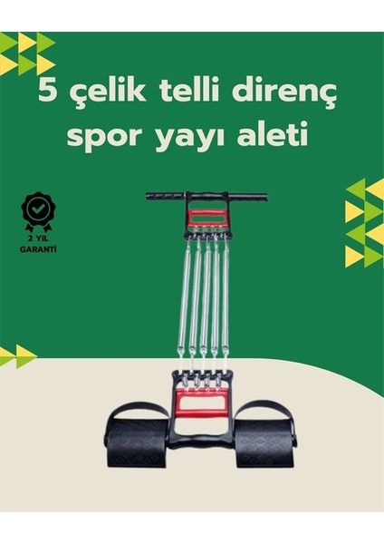 Çok Fonksiyonlu 3'ü 1 Arada Spor Aleti – Kol, Göğüs Genişletici ve Mekik Destekçisi