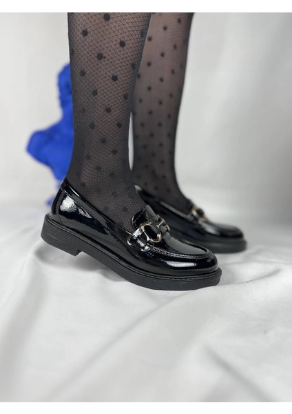 KB-801 Kuback Kömür Rugan Günlük Kadın Babet