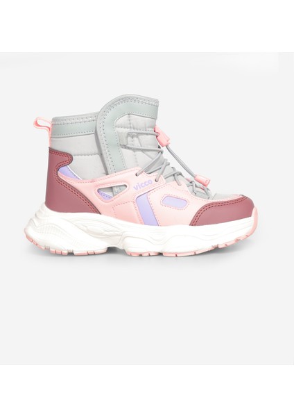 Tog Kürklü Kız Çocuk Gümüş Kar Botu