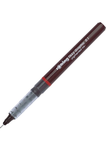 Tikky Graphic Keçe Uçlu Teknik Çizim Kalemi, 0,1 Mm, Siyah Mürekkep, Kahverengi modelleri