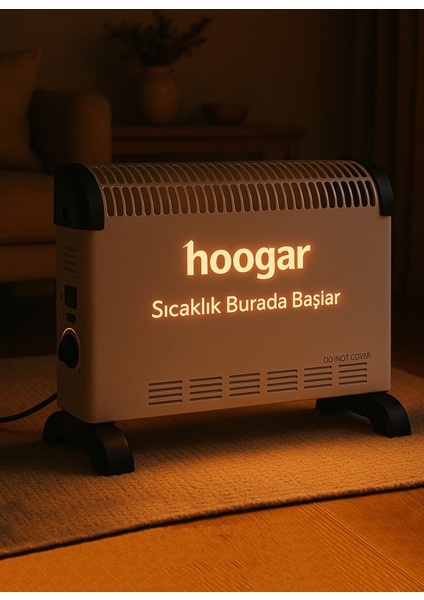 German CH-2000 White Homojen Teknoloji Yeni Nesil Sessiz Konvektör Isıtıcı Düşük Tüketim fiyatları