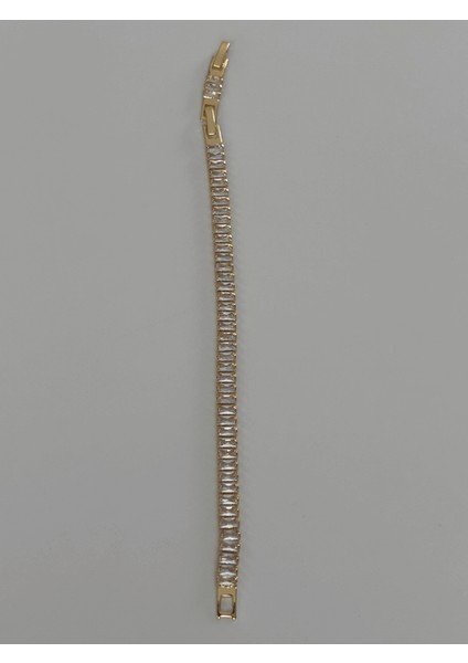 Taşlı Gold Su Yolu Bileklik