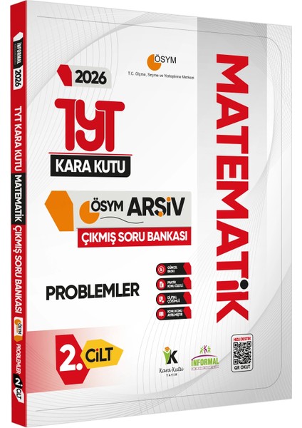 2026 TYT Kara Kutu Matematik 1.-2.Cilt ve Geometri 3lü ÖSYM Çıkmış Soru Bankası Konu Özetli Çözümlü modelleri
