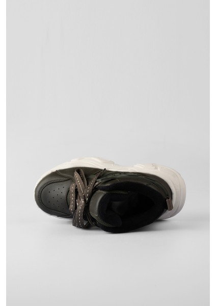 Milas Kürklü Unisex Çocuk Haki Bot modelleri