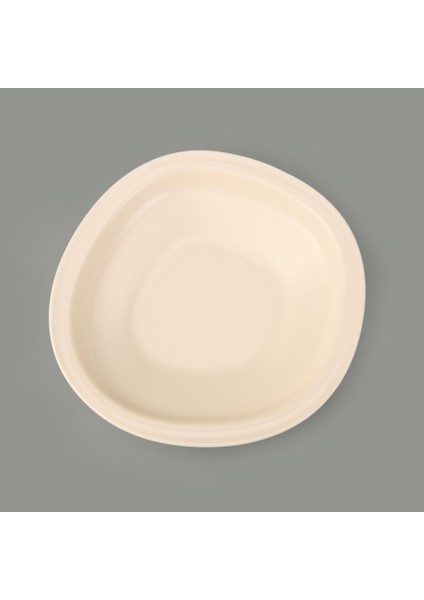 Kitchen Bloom Çukur Yemek Tabağı - Krem - 23 cm