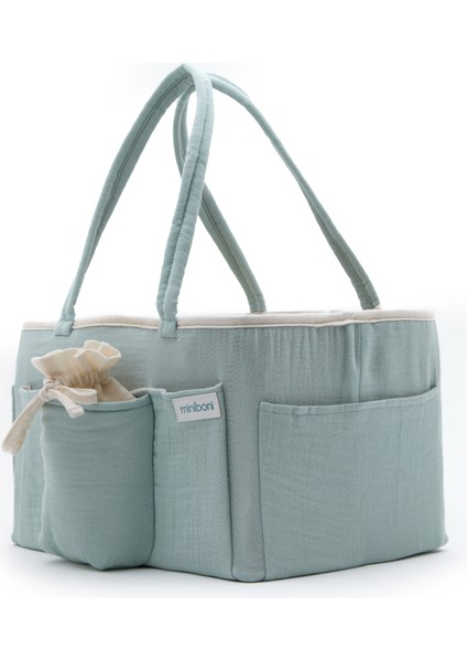 Çok Gözlü Fonksiyonel Müslin Anne Organizer Bebek Bakım Çantası fiyatları