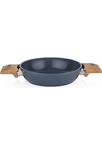 Fiesta Seramik Sahan - Siyah / Açık Kahverengi - 20 cm