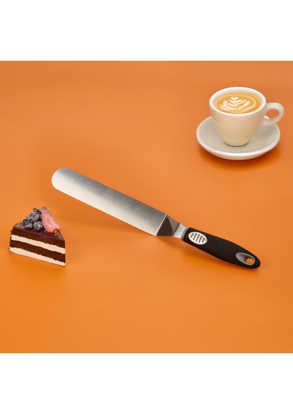 Kitchen Pastacı Spatulası - Siyah - 36 cm