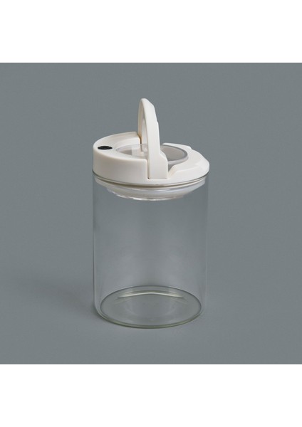 Vakumlu Cam Kavanoz - Şeffaf / Beyaz - 400 ml modelleri