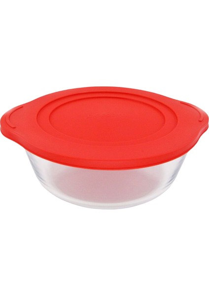 Kapaklı Borcam - Şeffaf / Kırmızı - 2,2 Lt modelleri