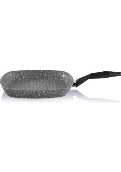 Cory Yanmaz Yapışmaz Kare Grill Tava - Gri - 28 cm