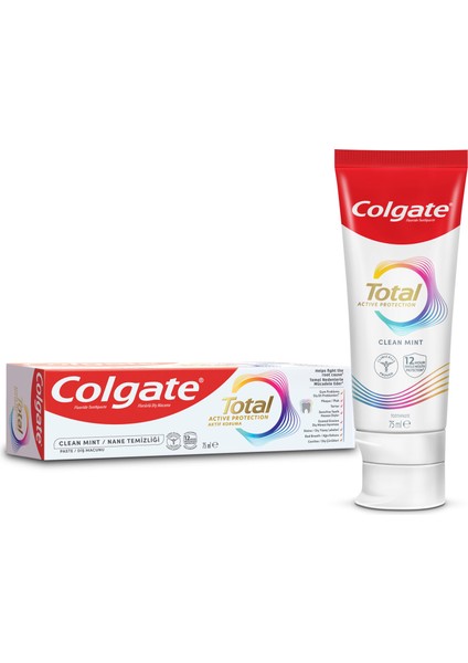 Total Nane Temizliği Akif Koruma Diş Macunu 75 ml 2 Adet