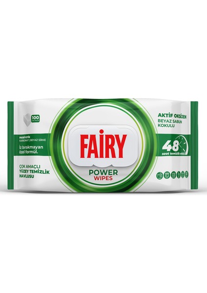 Yüzey Temizlik Havlusu Beyaz Sabun 100'LÜ 3 Adet