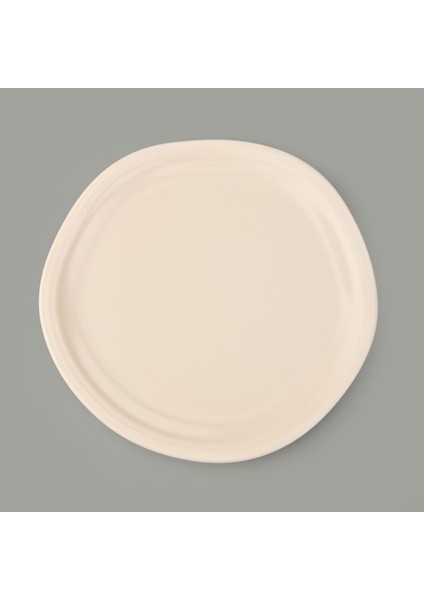 Kitchen Bloom Pasta Tabağı - Krem - 24 cm