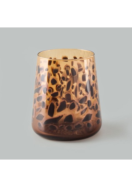 Leopar 4'lü Su Bardağı Seti - Kahverengi - 420 ml fiyatları