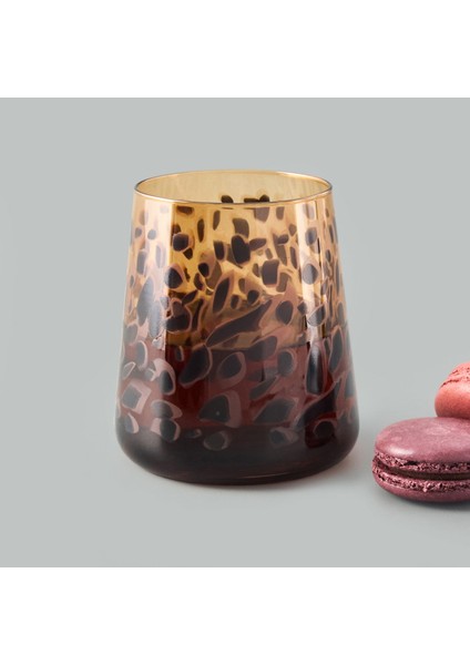Leopar 4'lü Su Bardağı Seti - Kahverengi - 420 ml modelleri