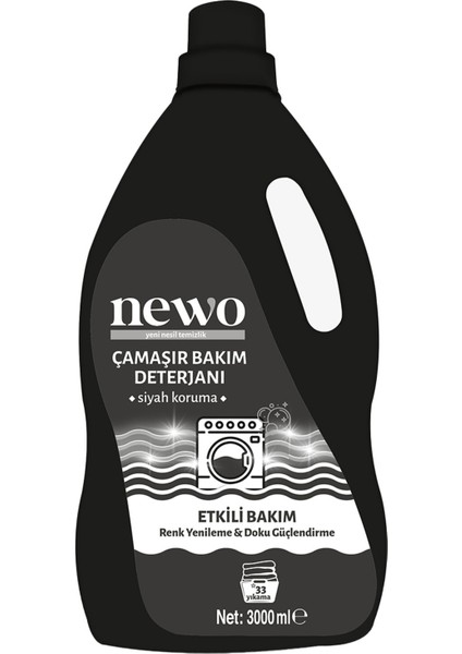 Sıvı Çamaşır Bakım Deterjanı Siyahlar Için 3l 2 Adet