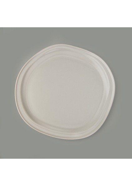 Kitchen Bloom Servis Tabağı - Gri - 29 cm