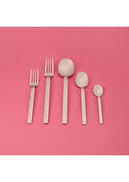 Bender 30 Parça Çatal Kaşık Takımı - Gri