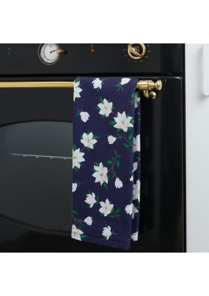 Soft Daisy Mutfak Havlusu - Lacivert - 40X66 cm fiyatları