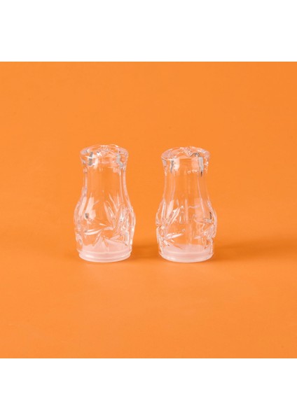 Kristal 2'li Cam Tuzluk - Şeffaf - 13 cm fiyatları
