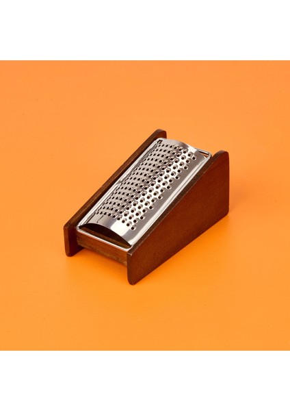 Akasya Hazneli Sarımsak Rendesi - Kahverengi - 13X7X6 cm modelleri