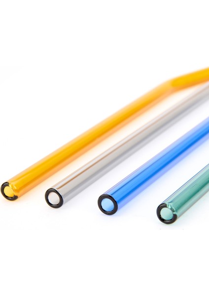 4'lü Cam Pipet - Renkli - 20 cm modelleri