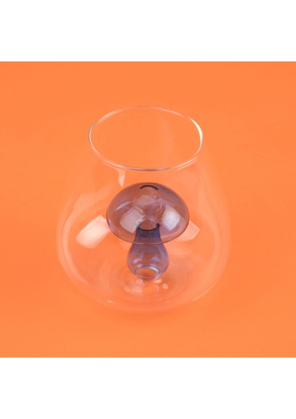 Kitchen Figürlü Borosilikat Cam Meşrubat Bardağı - Şeffaf / Mavi - 360 ml fiyatları