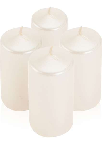4'lü Bar Fener Mumu - Sedef - 3,8x8 cm modelleri