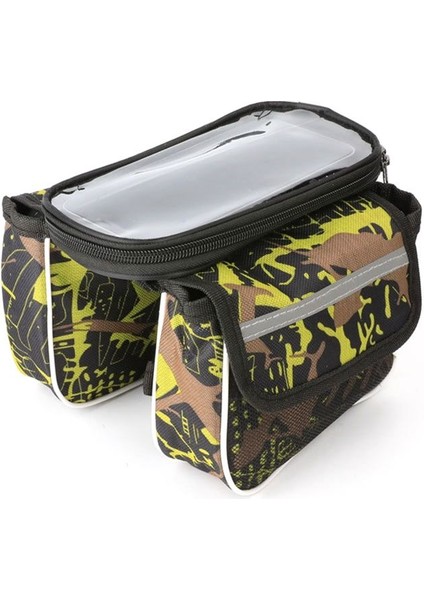 Bisiklet Çantası Dağcılık Ekipmanları Kamuflaj Sele Cep Telefonu Çantası (Yurt Dışından)