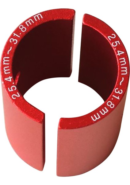 Mtb Bisiklet Gidonu Çubuğu Shim Ara Parçası Gövde Redüktörü Boyut Adaptörü Kırmızı (Yurt Dışından)