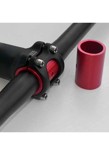 Mtb Bisiklet Gidonu Çubuğu Shim Ara Parçası Gövde Redüktörü Boyut Adaptörü Kırmızı (Yurt Dışından) modelleri