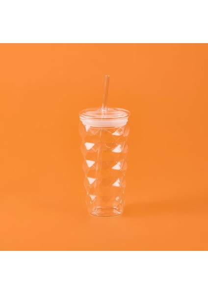 Pipetli Cam Bardak - Şeffaf - 480 ml fiyatları