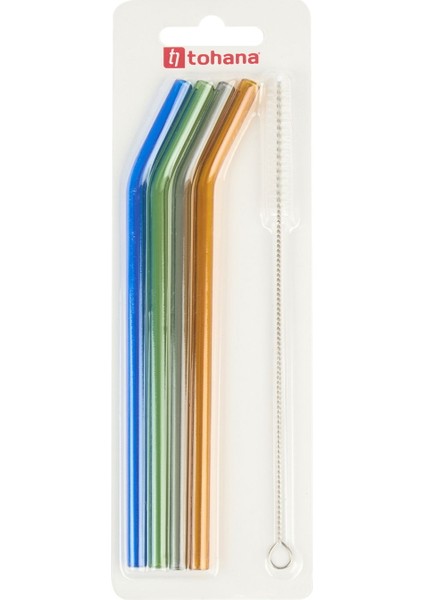 4'lü Cam Pipet Seti - Renkli - 20 cm fiyatları