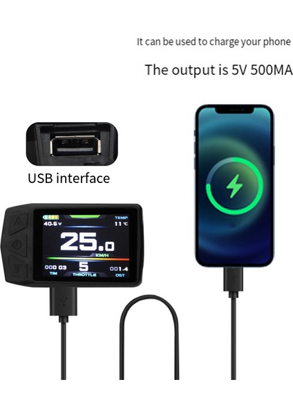 KT-TF01U LCD Ekranlı Metre 24V 36V 48V Su Geçirmez Bağlantı (Yurt Dışından) fiyatları