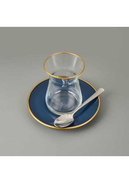 Katre Sade 6'lı Çay Kaşığı - Gri - 11 cm modelleri