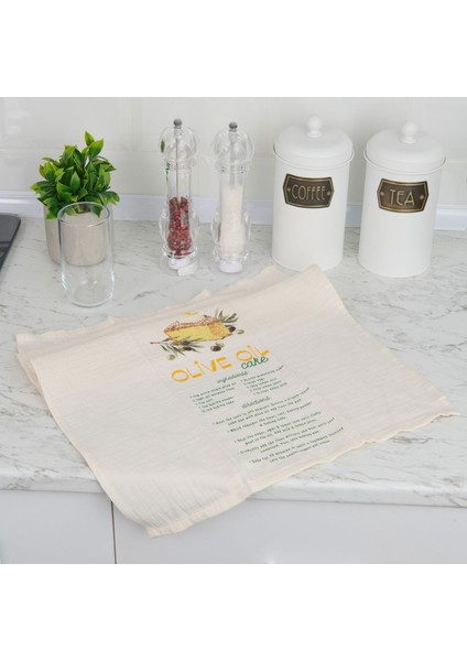 Soft Aliva Mutfak Havlusu - Beyaz - 40X66 cm