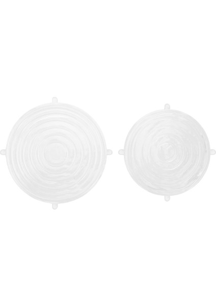 2'li Yuvarlak Silikon Borcam Kapağı - Şeffaf fiyatları