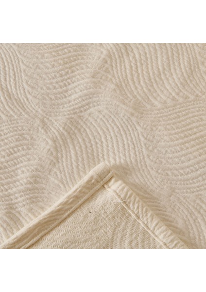 Soft Velinora Çift Kişilik Yatak Örtüsü Seti - Krem - 220X240 cm modelleri