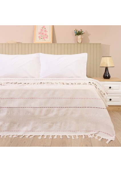 Soft Solvia Tek Kişilik Yatak Örtüsü - Krem - 160X230 cm