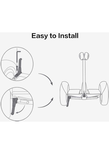 Segway Ninebot Kendinden Dengeli Scooter Ayaklığı, Taşınabilir (Yurt Dışından) fırsatları